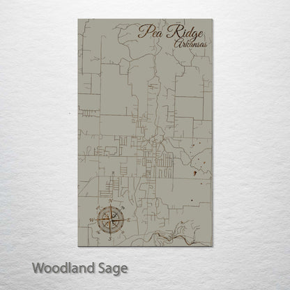 Pea Ridge, Arkansas Street Map
