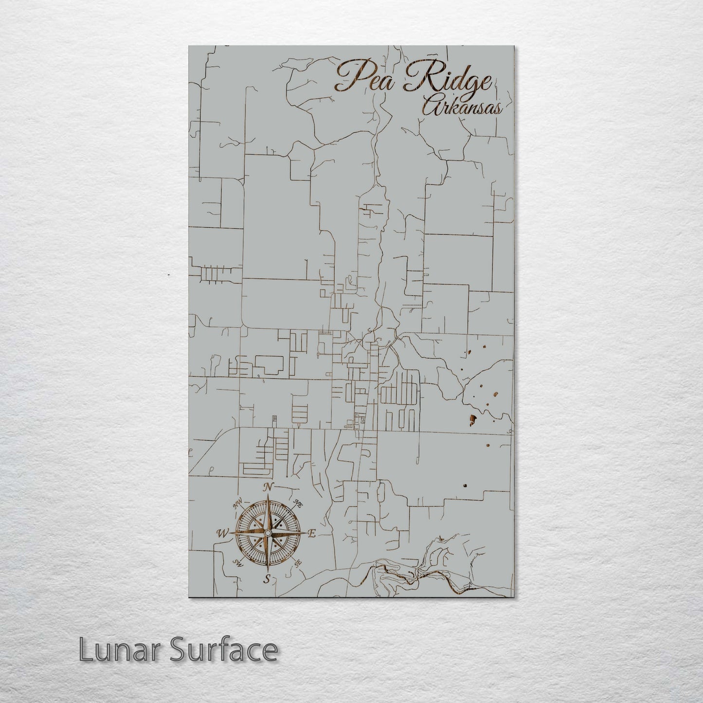 Pea Ridge, Arkansas Street Map