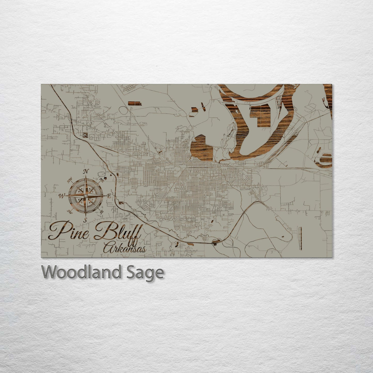 Pine Bluff, Arkansas Street Map