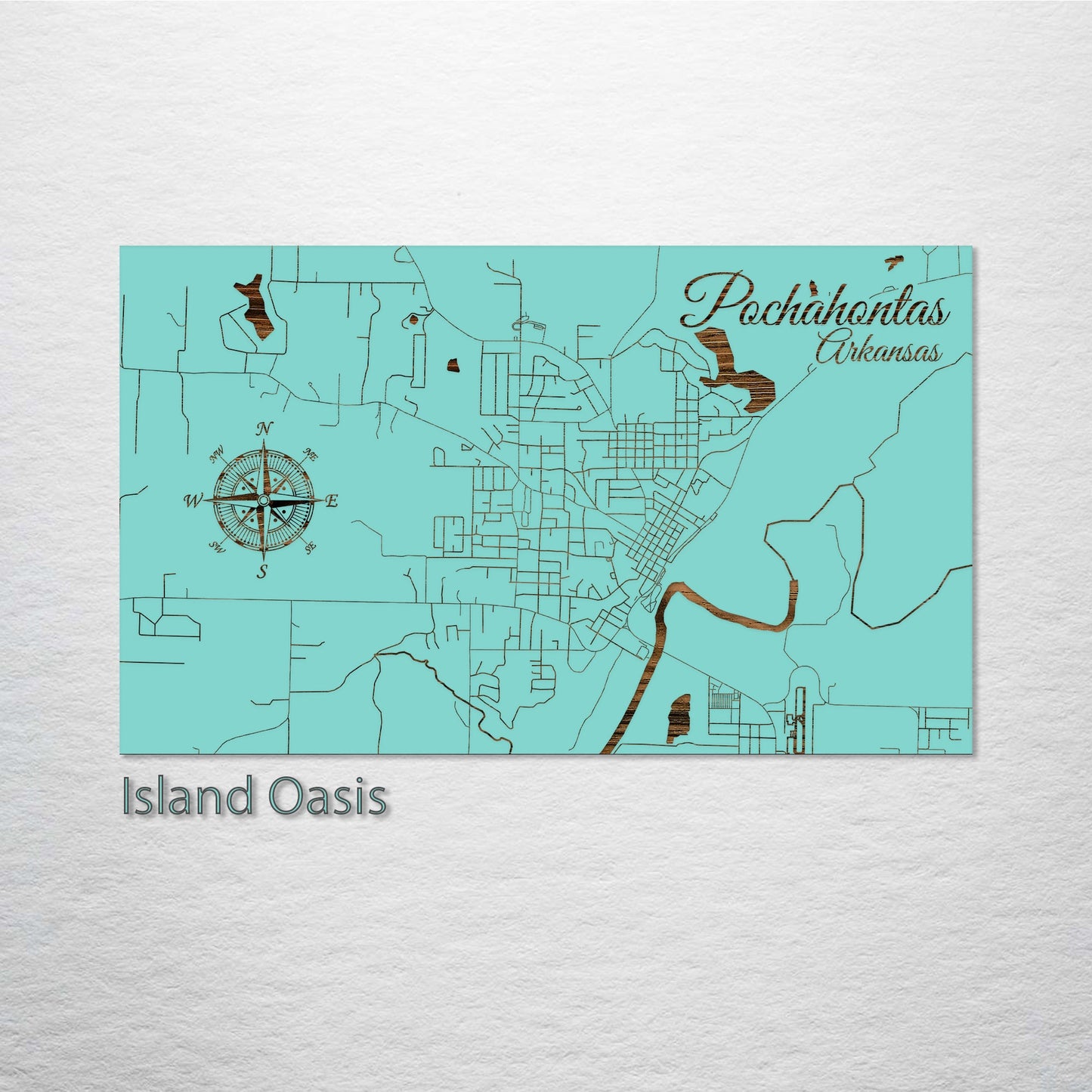 Pocahontas, Arkansas Street Map