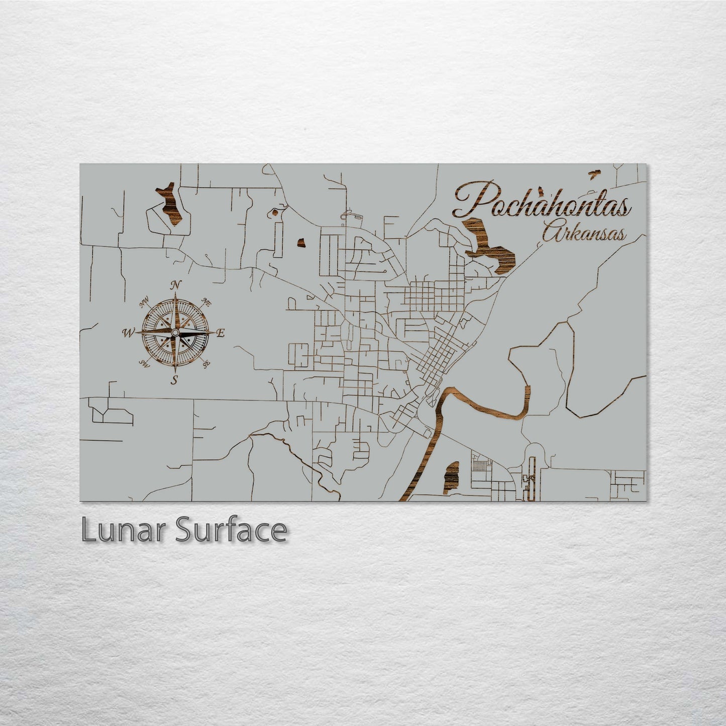 Pocahontas, Arkansas Street Map