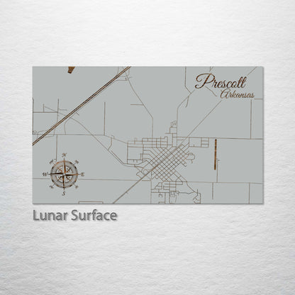 Prescott, Arkansas Street Map