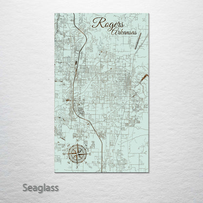 Rogers, Arkansas Street Map