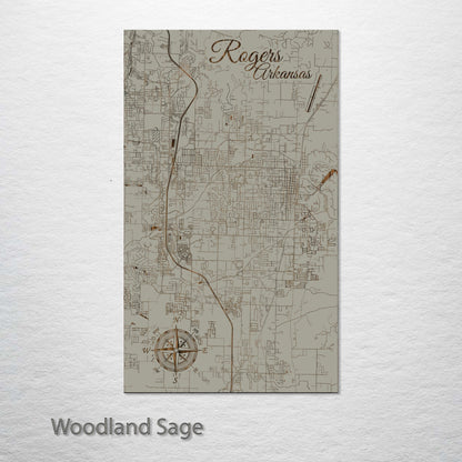 Rogers, Arkansas Street Map