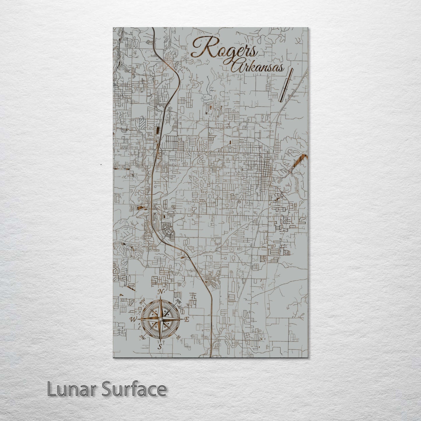 Rogers, Arkansas Street Map