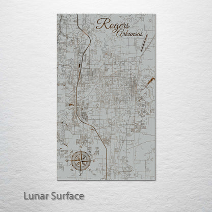 Rogers, Arkansas Street Map