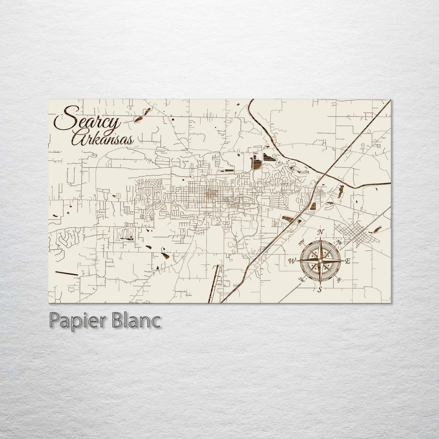 Searcy, Arkansas Street Map