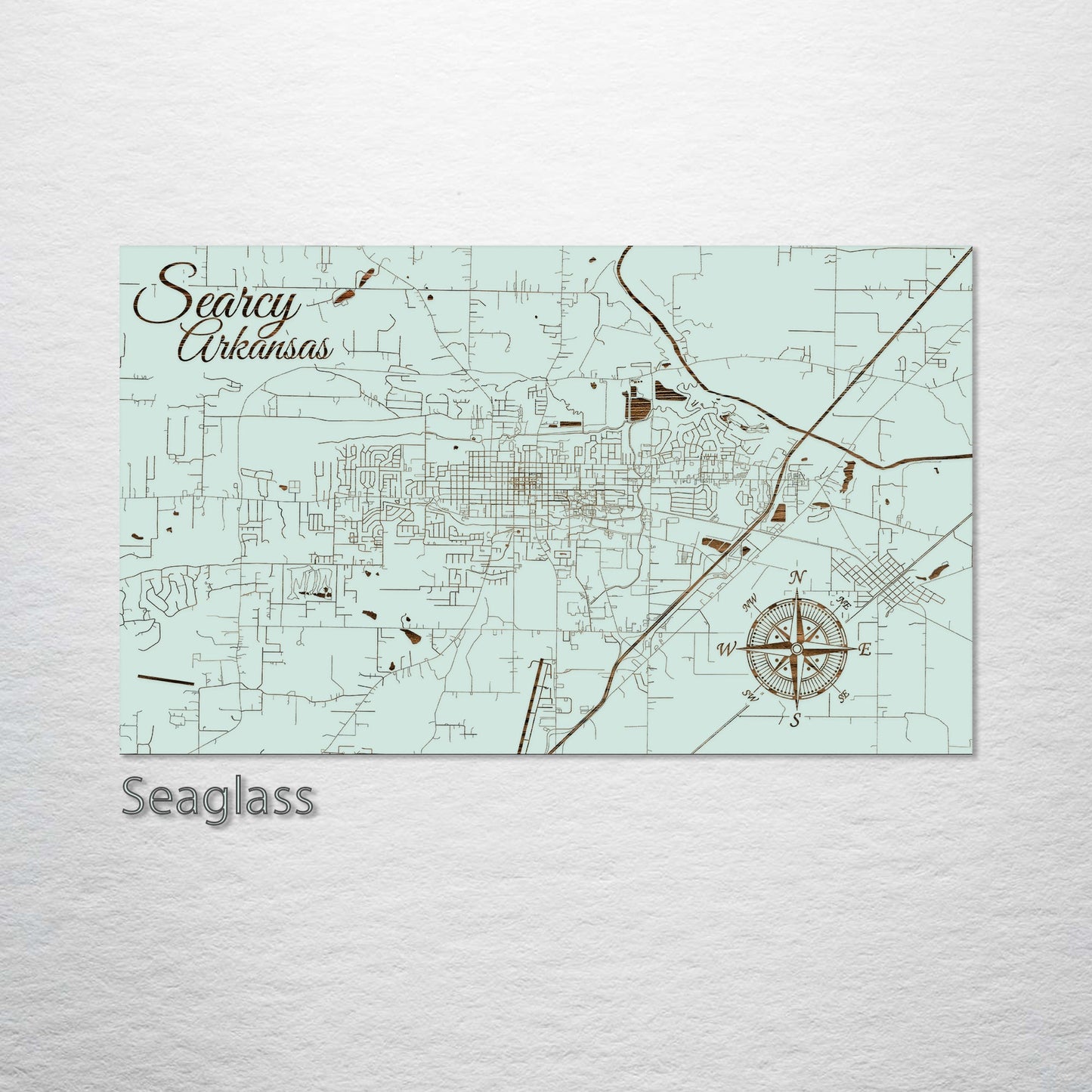 Searcy, Arkansas Street Map