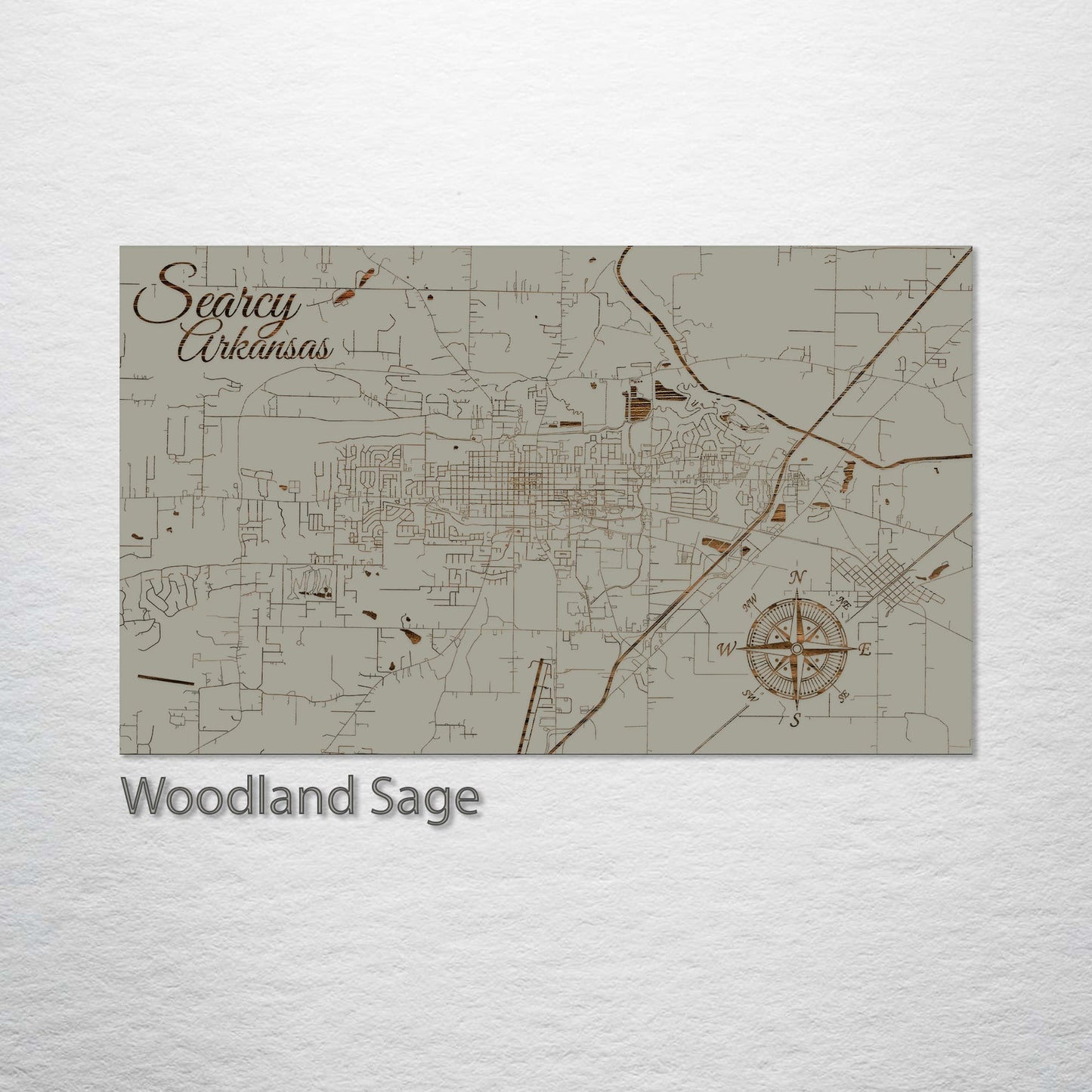 Searcy, Arkansas Street Map