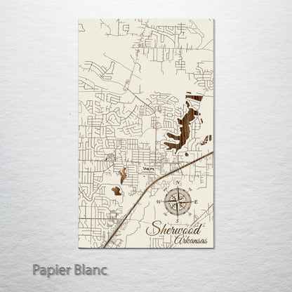 Sherwood, Arkansas Street Map