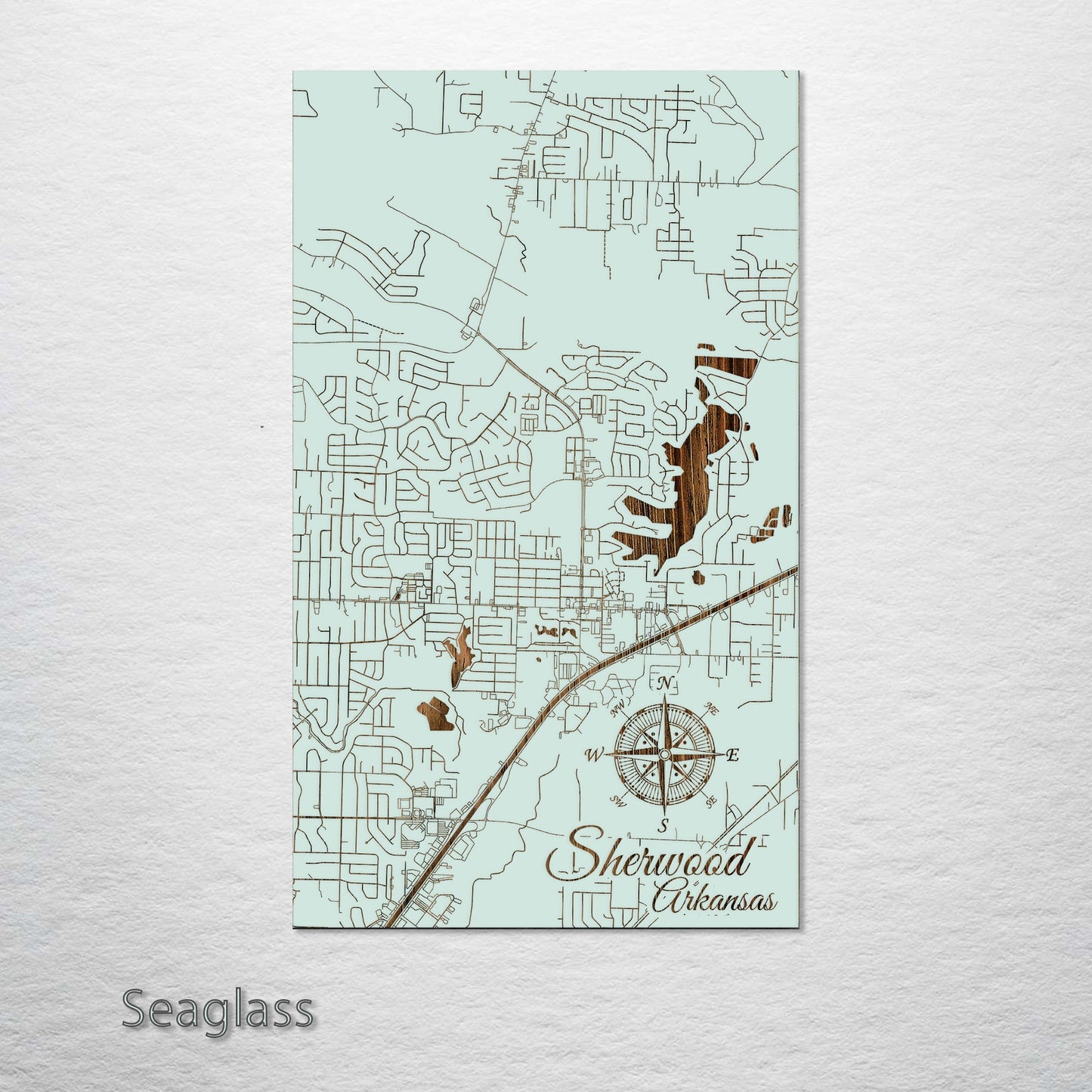 Sherwood, Arkansas Street Map