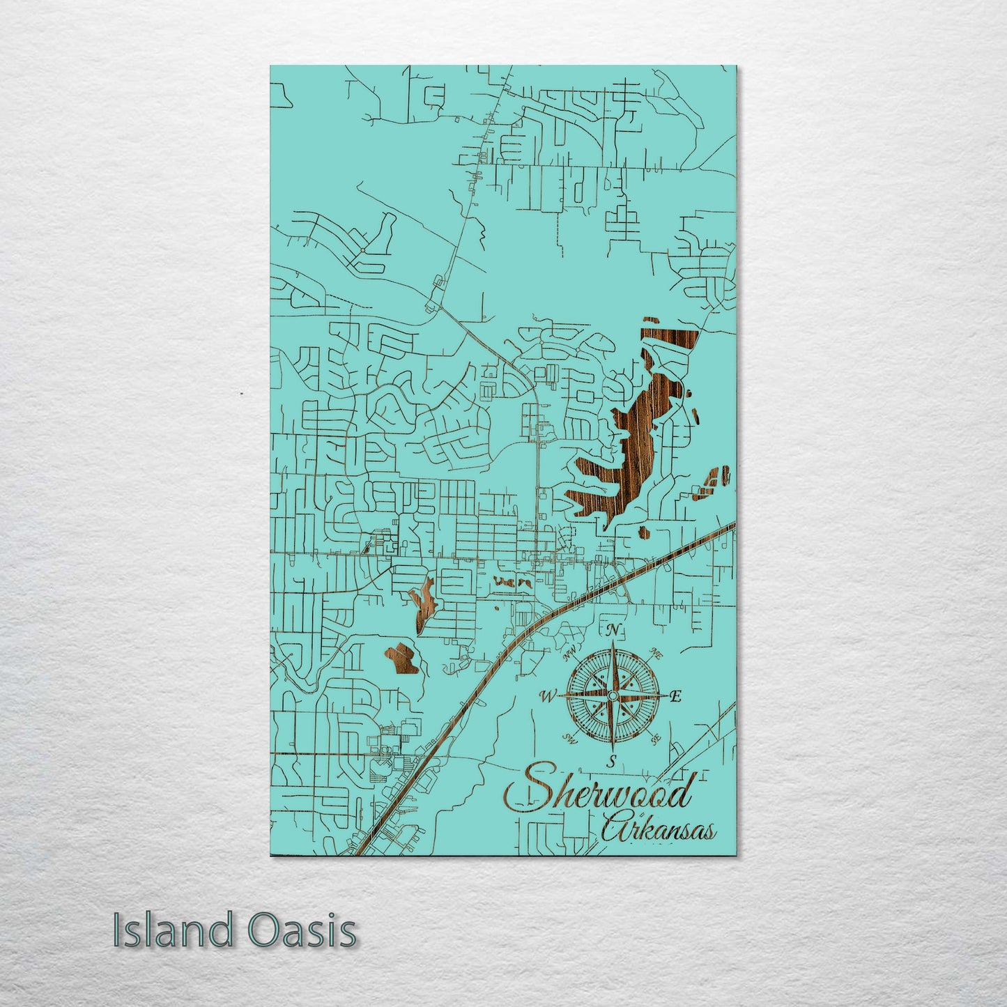 Sherwood, Arkansas Street Map