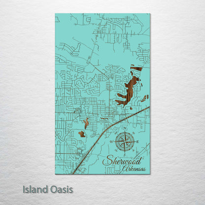 Sherwood, Arkansas Street Map