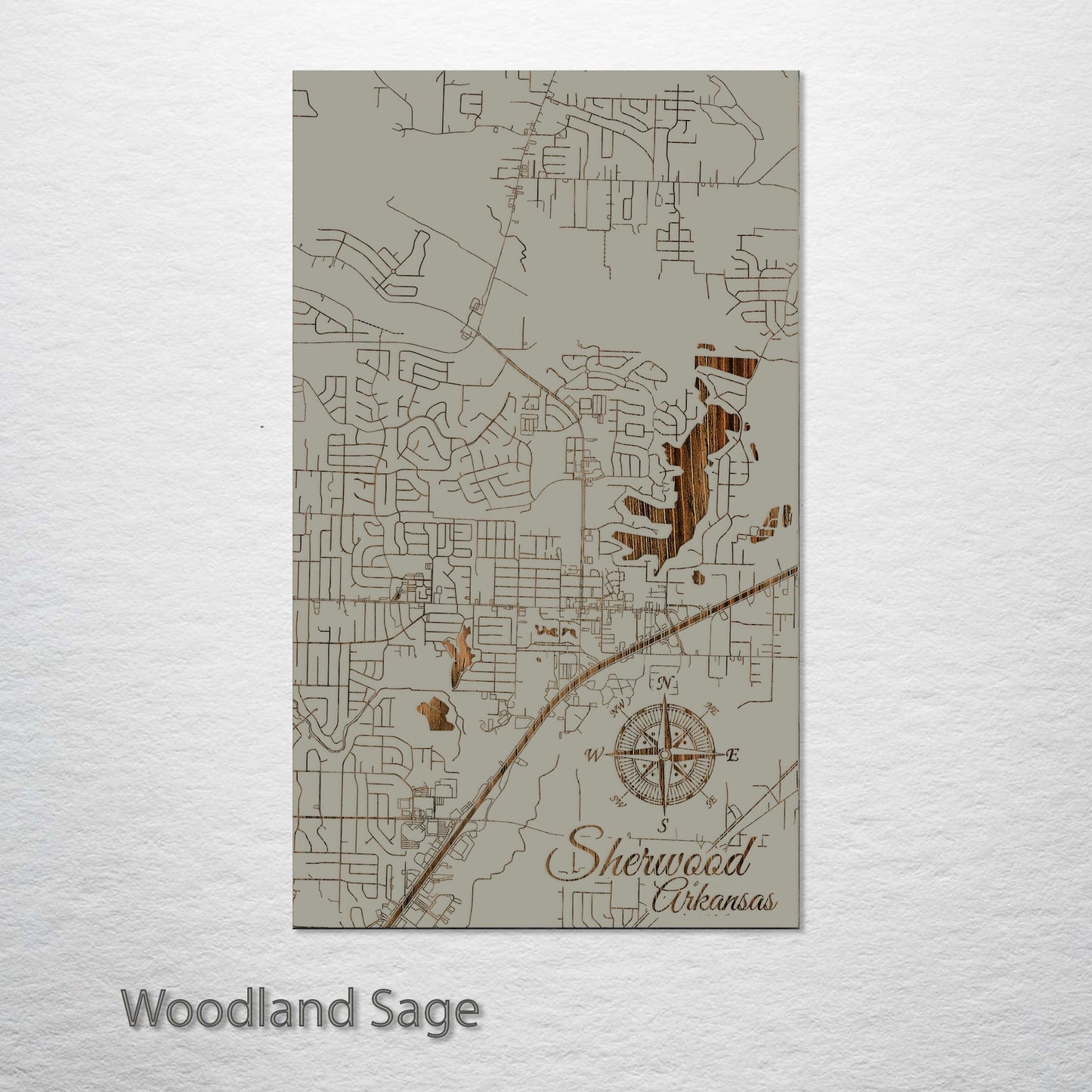 Sherwood, Arkansas Street Map