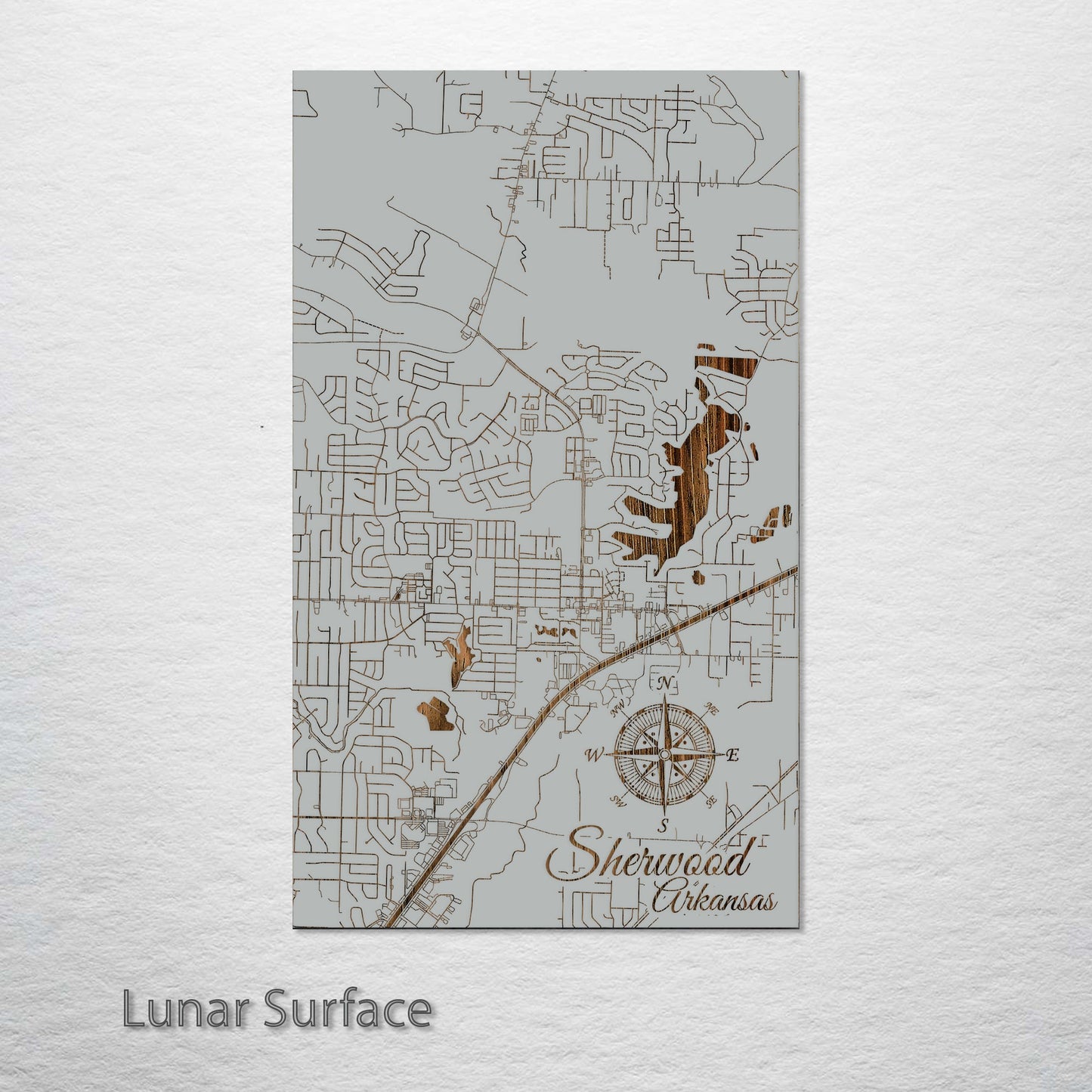 Sherwood, Arkansas Street Map