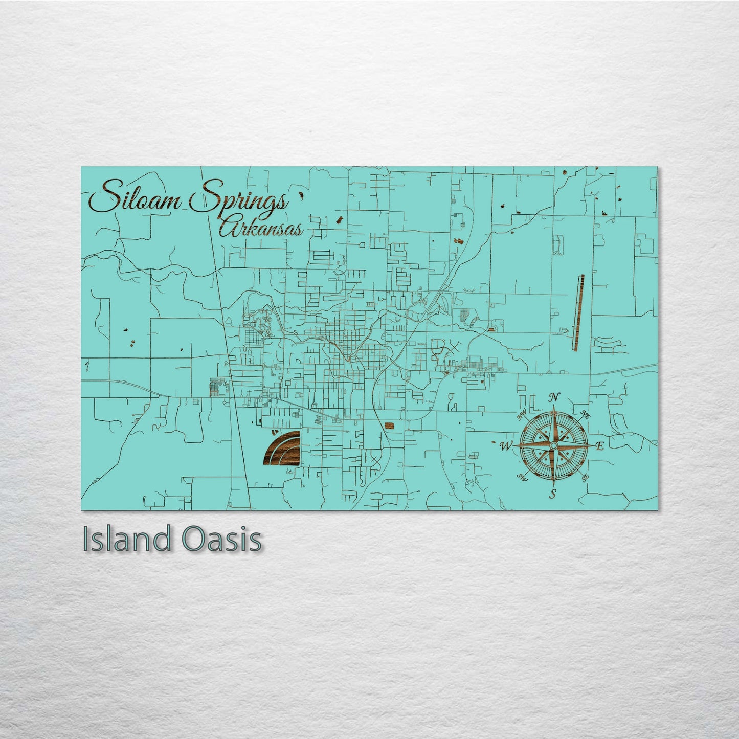 Siloam Springs, Arkansas Street Map