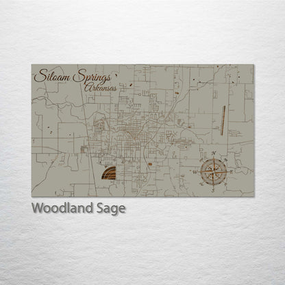 Siloam Springs, Arkansas Street Map