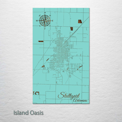 Stuttgart, Arkansas Street Map