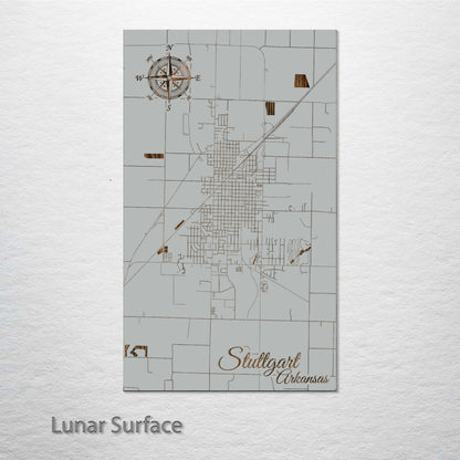 Stuttgart, Arkansas Street Map