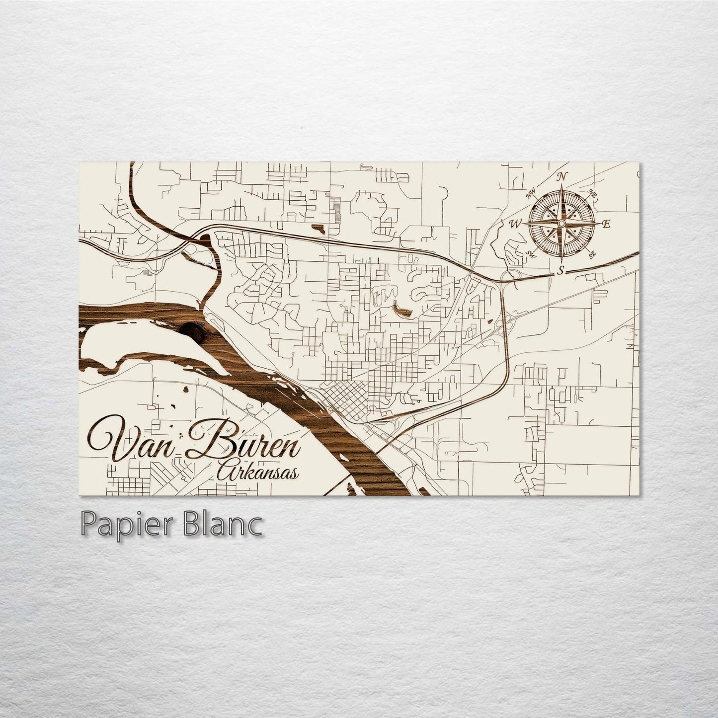 Van Buren, Arkansas Street Map