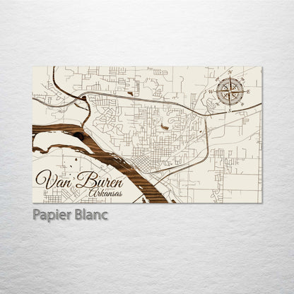 Van Buren, Arkansas Street Map