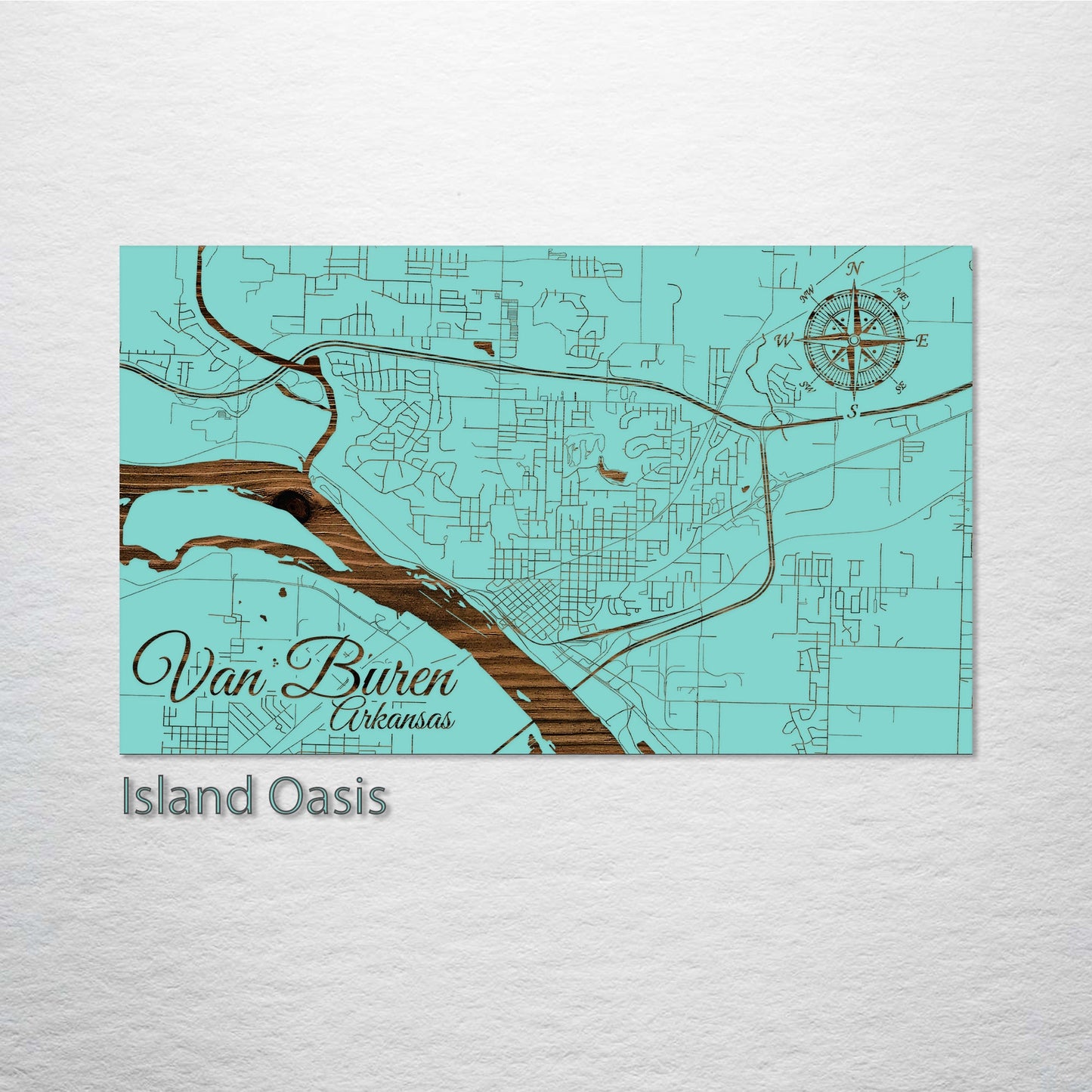 Van Buren, Arkansas Street Map