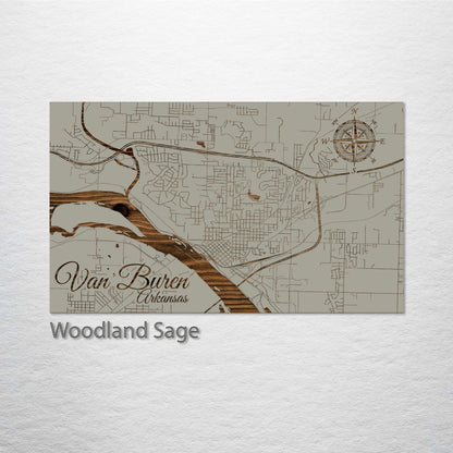 Van Buren, Arkansas Street Map