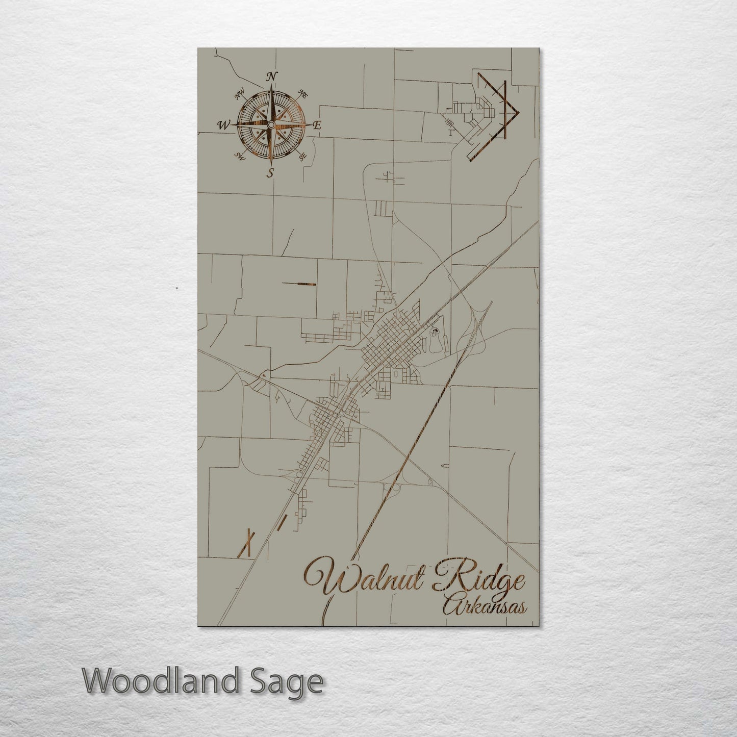 Walnut Ridge, Arkansas Street Map
