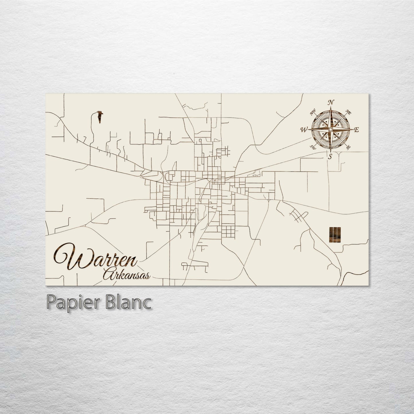 Warren, Arkansas Street Map