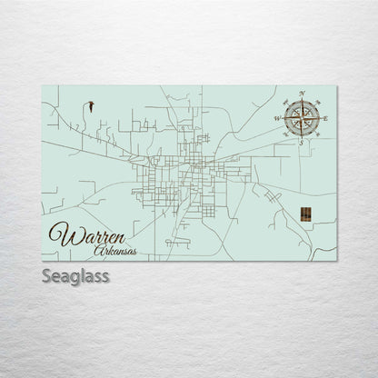 Warren, Arkansas Street Map