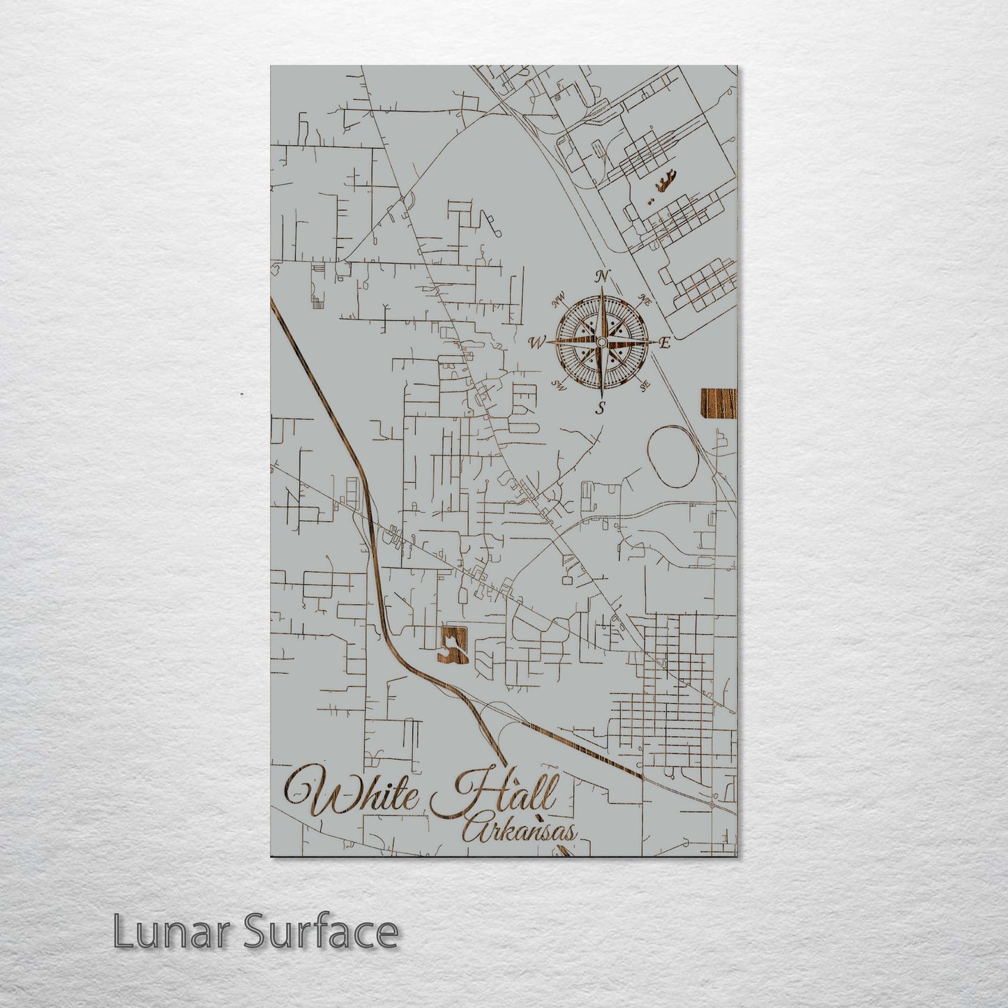 White Hall, Arkansas Street Map