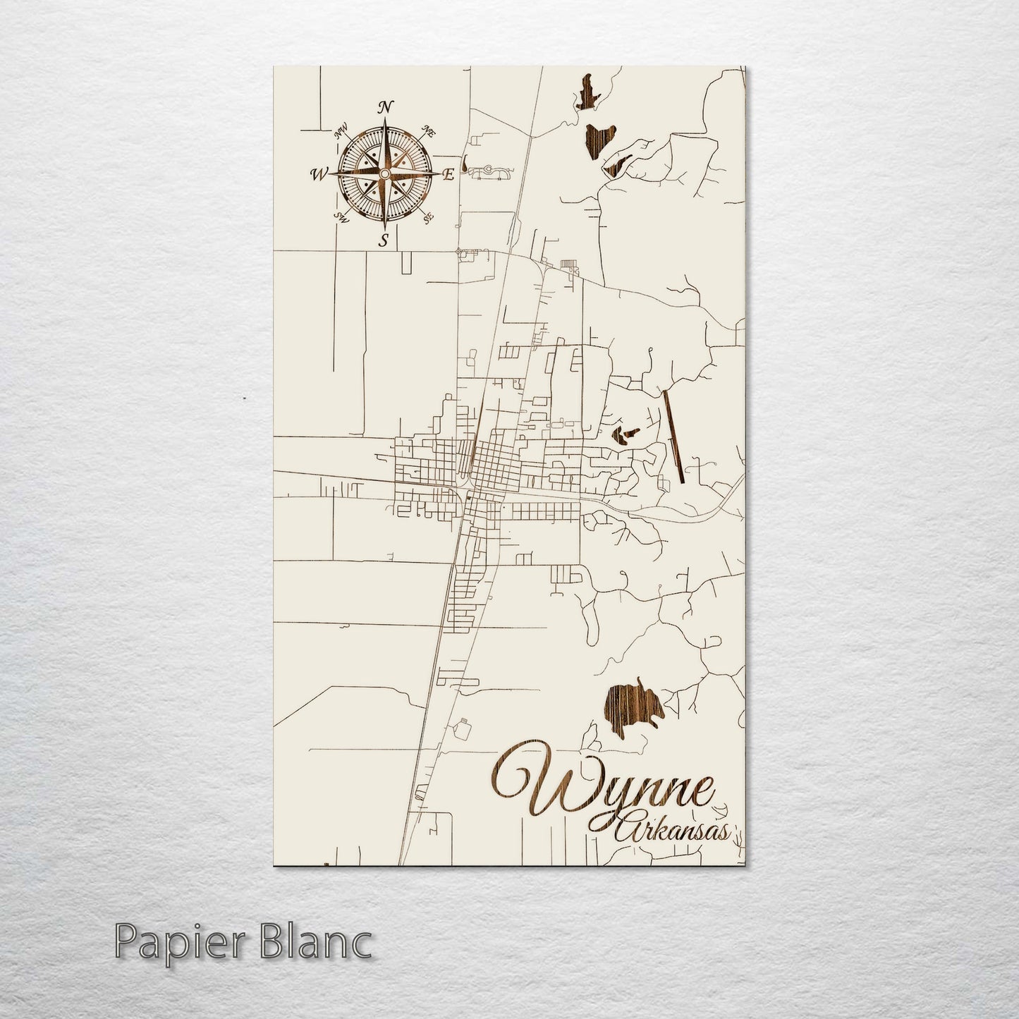 Wynne, Arkansas Street Map