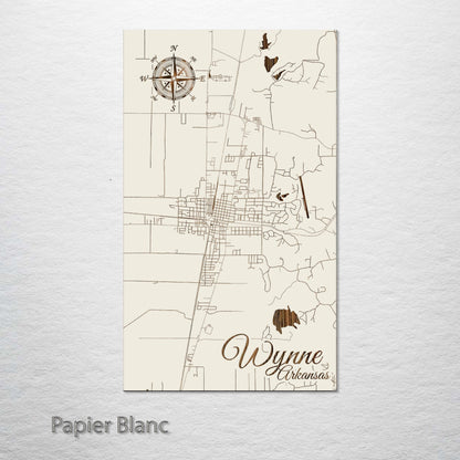 Wynne, Arkansas Street Map