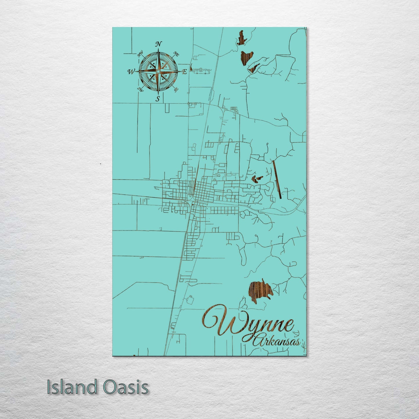 Wynne, Arkansas Street Map