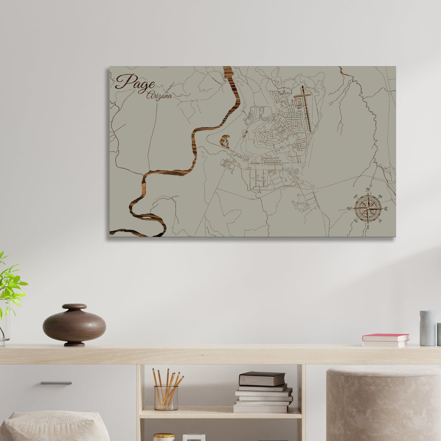 Page, Arizona Street Map