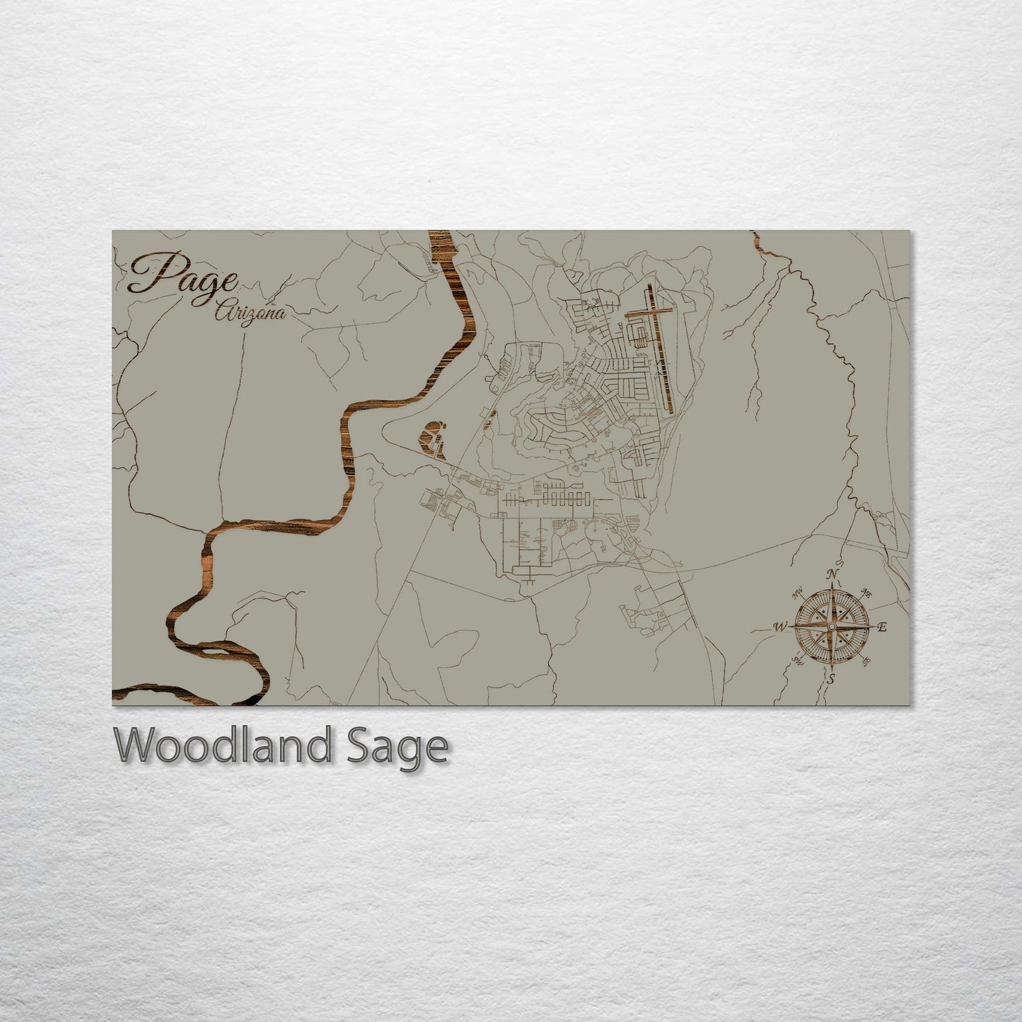 Page, Arizona Street Map