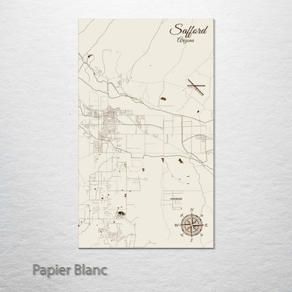 Safford, Arizona Street Map