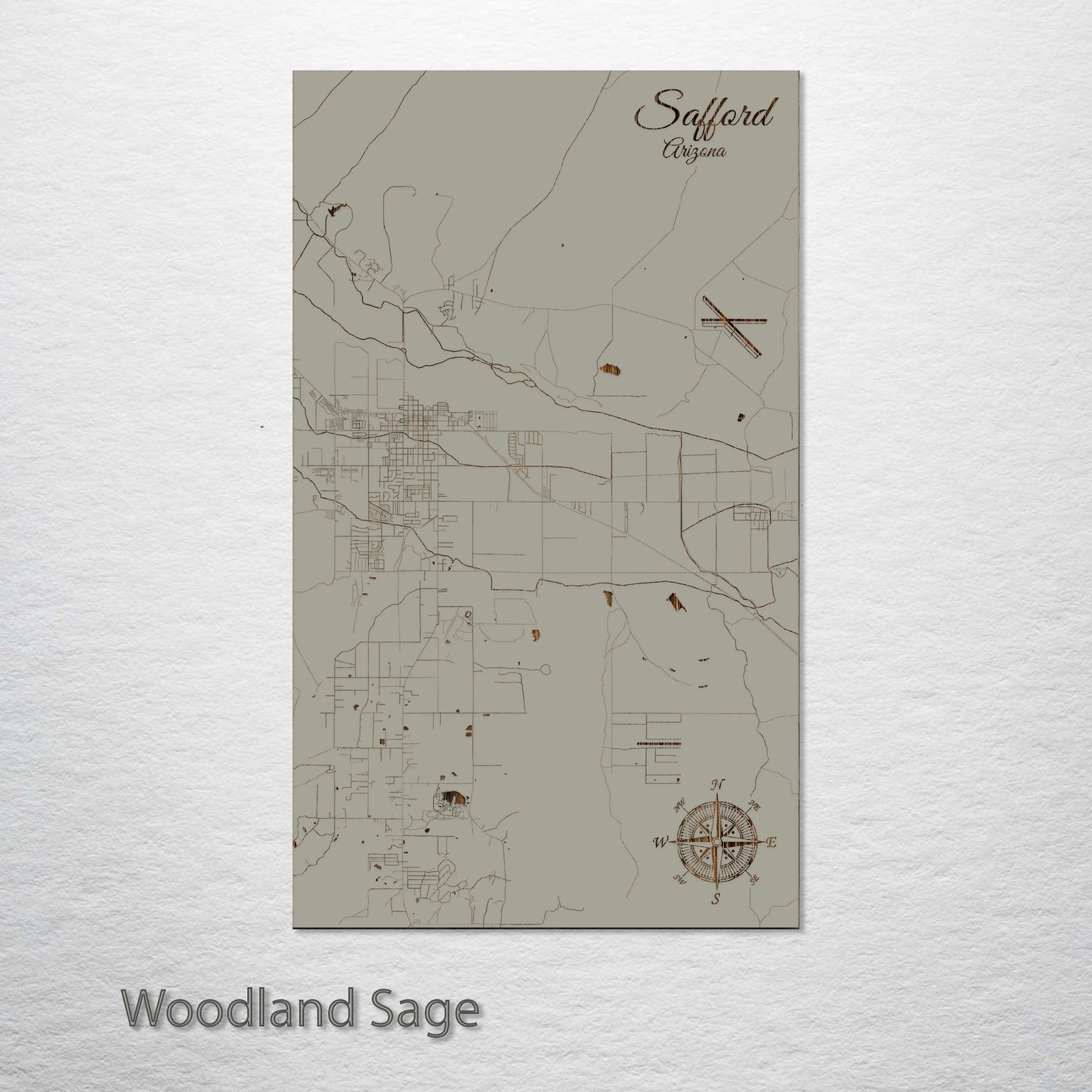 Safford, Arizona Street Map