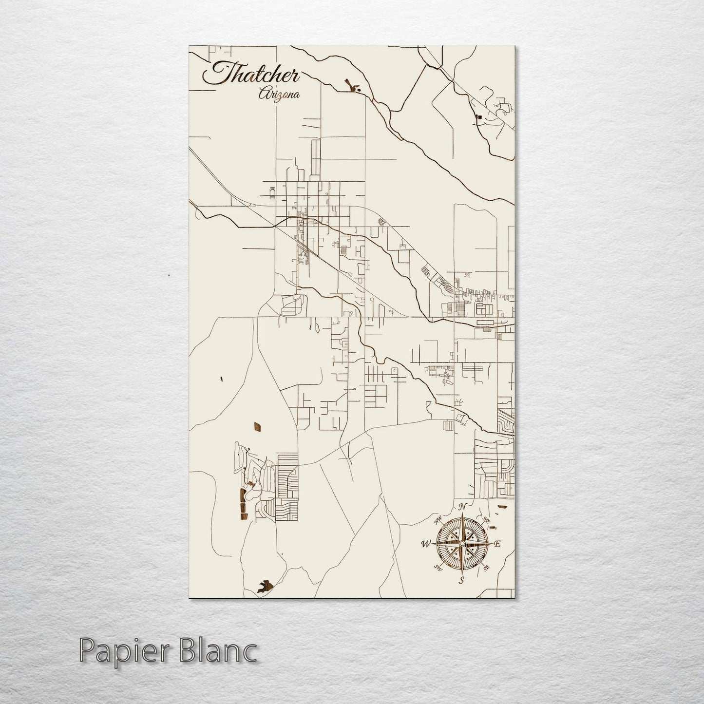 Thatcher, Arizona Street Map