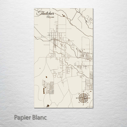 Thatcher, Arizona Street Map