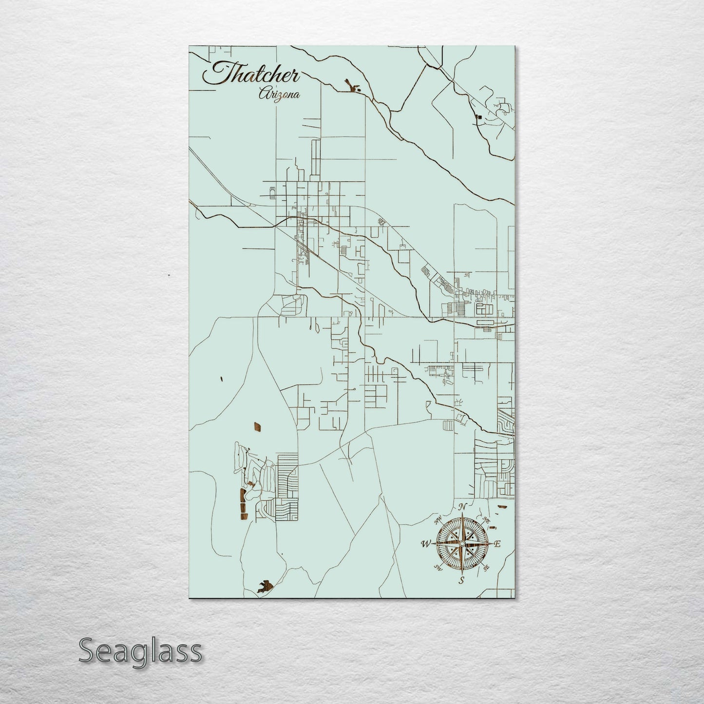 Thatcher, Arizona Street Map