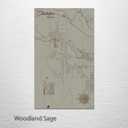 Thatcher, Arizona Street Map