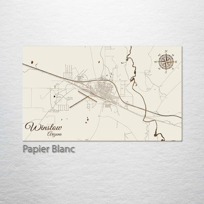 Winslow, Arizona Street Map