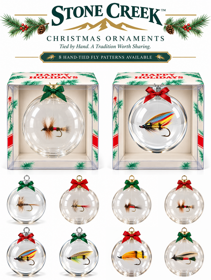 Stone Creek™ Tied Fly Christmas Ornaments