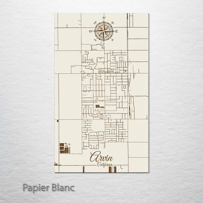 Arvin, California Street Map