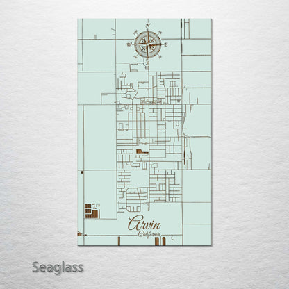 Arvin, California Street Map