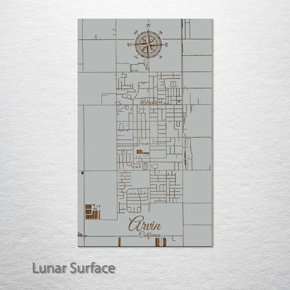 Arvin, California Street Map