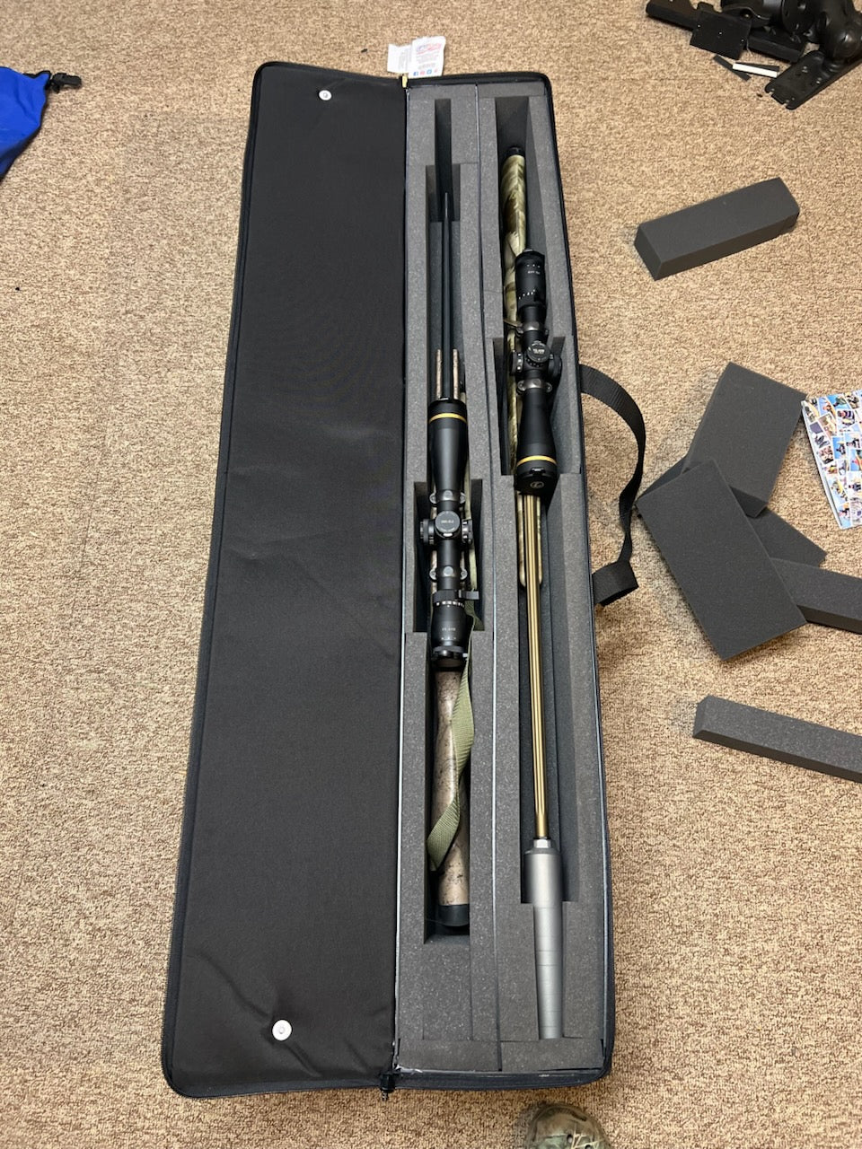 Deluxe Double Scoped Rifle or Shotgun Case