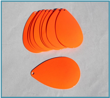 Bucktail Blades - Orange
