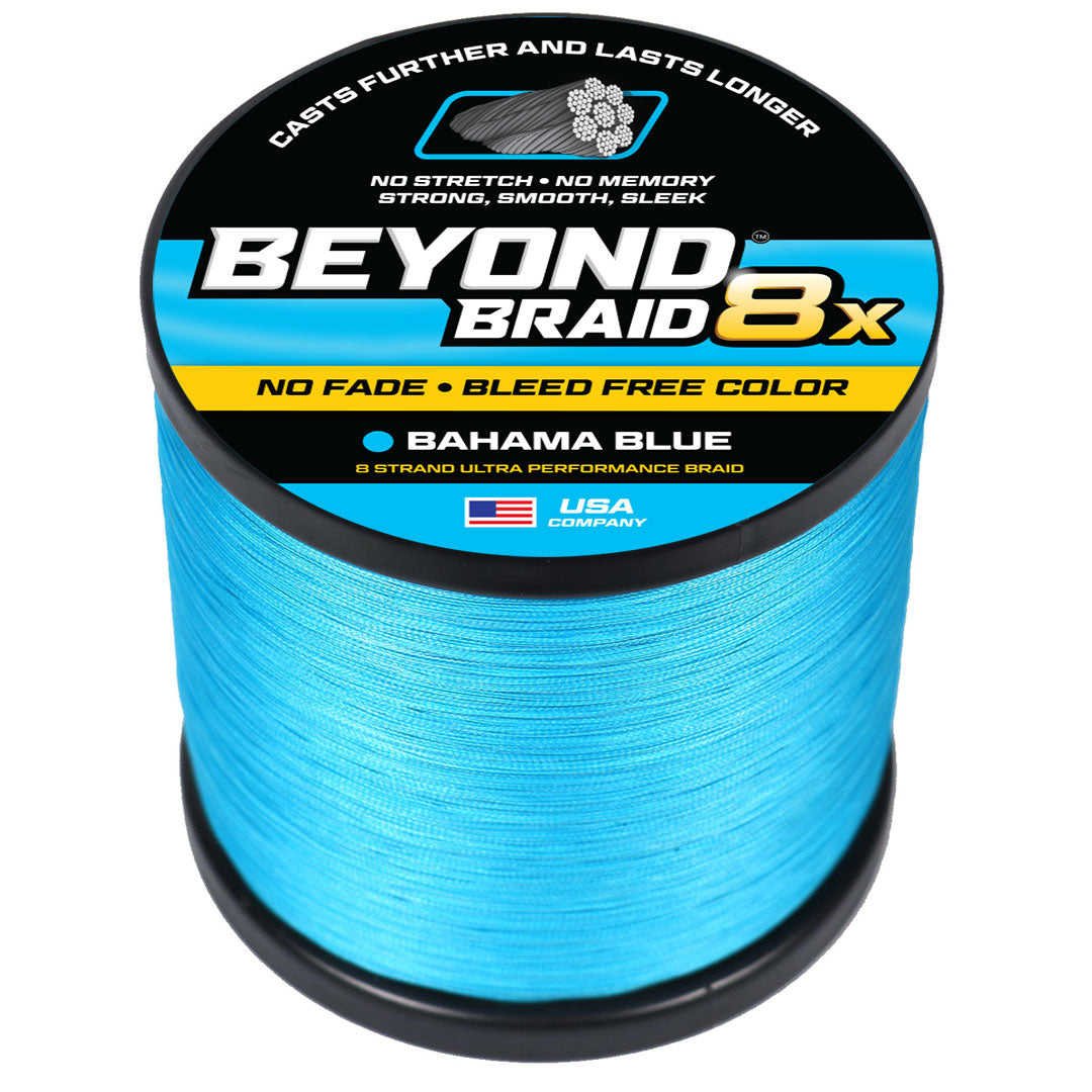 8 Strand No Fade Braided Fishing Line Series - Super Sleek & Smooth Braided Fishing Line - High Performance Fishing Line For Saltwater & Freshwater